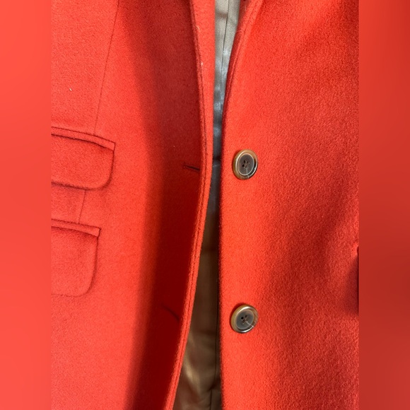 J. CREW Lined. Pockets. 100% Wool. Radio red. Size small - Picture 2 of 8